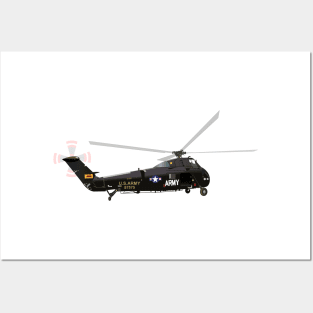 CH - 34 - Choctaw Helicopter wo Txt Posters and Art